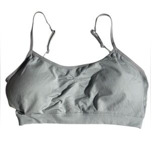 Seductions Women’s M/L Neutral Padded Y2K Wireless Sports Bra
